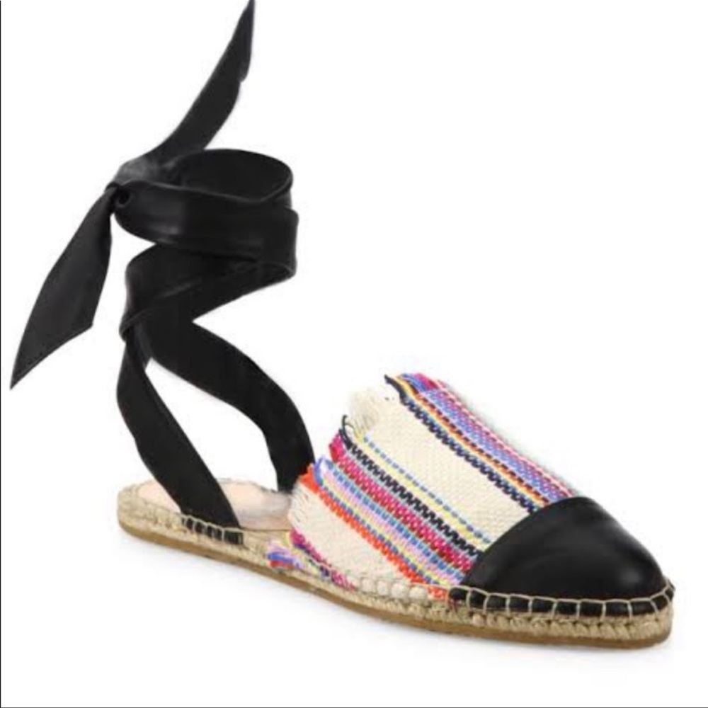 Loeffler Randall Heloise Wrap Espadrille Sandals sz. 6 NEW